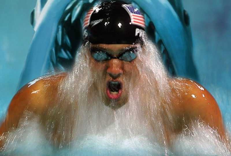 Phelps vs. Tubarões